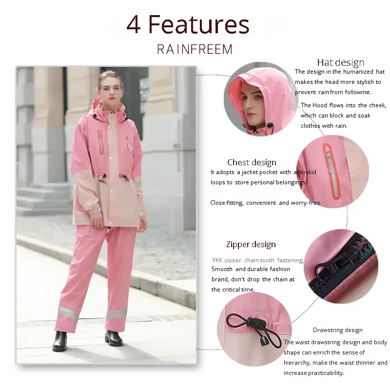 Split Raincoat Jacket Rain Pan - Fishing Rain Suit review and price