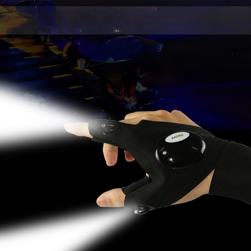 LED Flashlight Luminous Fishin - Fishing Gloves review and price
