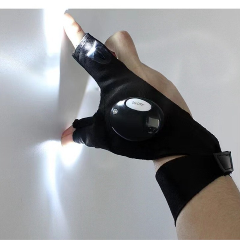 LED Flashlight Luminous Fishin - Fishing Gloves review and price